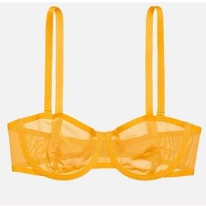 NWT Cuup Marigold Mesh Balconette Bra